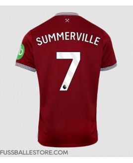Günstige West Ham United Crysencio Summerville #7 Heimtrikot 2025-26 Kurzarm